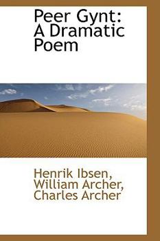 Hardcover Peer Gynt: A Dramatic Poem Book