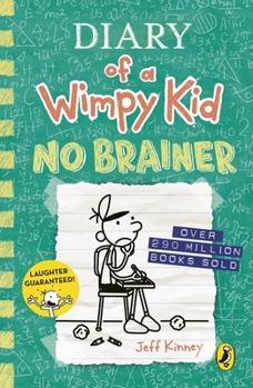 Paperback Diary of a Wimpy Kid: No Brainer (Book 18) Book