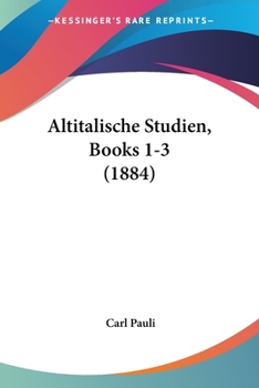 Paperback Altitalische Studien, Books 1-3 (1884) [German] Book