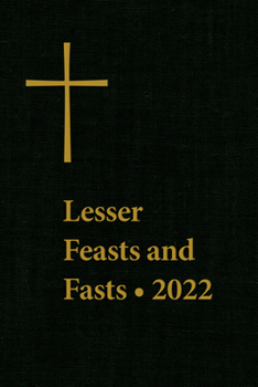 Hardcover Lesser Feasts and Fasts 2022 Book