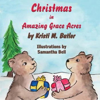 Paperback Christmas in Amazing Grace Acres [Large Print] Book