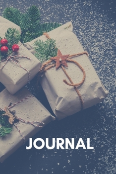 Paperback Journal: Lined Journal Notebook Diary to Write In Christmas Presents Theme 100 pages 6x9 Book