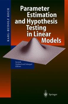 Paperback Parameter Estimation and Hypothesis Testing in Linear Models Book