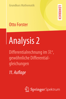 Paperback Analysis 2: Differentialrechnung Im Irn, Gewöhnliche Differentialgleichungen [German] Book