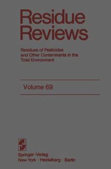 Paperback Residue Reviews Book
