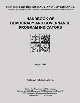 Paperback Handbook of Democracy and Governance Program Indicators Book