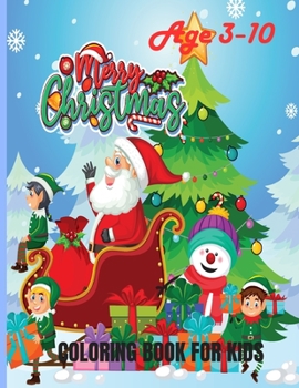 Paperback Merry Christmas Coloring Book For Kids: Merry & Bright: A Kids' Christmas Coloring Journey" Book