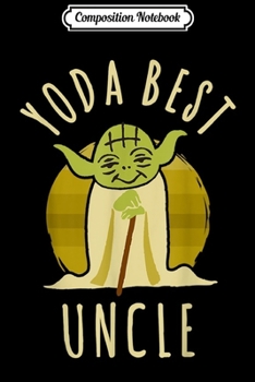 Paperback Composition Notebook: Yoda Best Uncle Cartoon Yoda Journal/Notebook Blank Lined Ruled 6x9 100 Pages Book