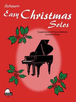 Paperback Easy Christmas Solos: Late Primer Early Elemetnary Level (Schaum Publications) Book