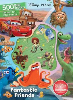 Paperback Disney Pixar Fantastic Friends: 500 Big Stickers Book