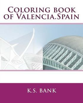 Paperback Coloring book of Valencia.Spain Book