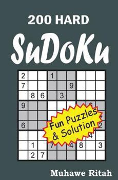 Paperback 200 HARD Sudoku [Large Print] Book