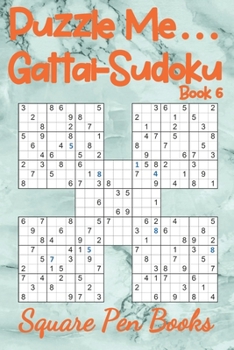 Paperback Puzzle Me... Gattai-Sudoku Book 6 [Large Print] Book