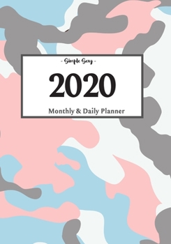 Paperback 2020 Planner Daily and Monthly: On-The-Go Planner - Jan 1, 2020 to Dec 31, 2020: Daily & Monthly Planner + Calendar Views - Productivity Planner - Cam Book