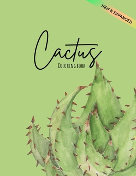 Paperback Cactus Coloring Book: Excellent Stress Relieving Coloring Book for Cactus Lovers Succulents Coloring Designs for Relaxation (Volume 2) Book