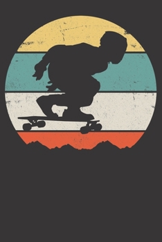 Notebook: Longbording Dot Grid 6x9 120 Pages