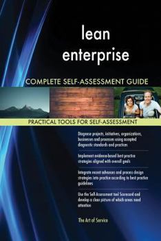 Paperback lean enterprise Complete Self-Assessment Guide Book