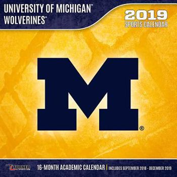 Calendar Michigan Wolverines 2019 12x12 Team Wall Calendar Book