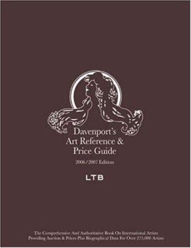 Hardcover Davenport's Art Reference and Price Guide 2006-2007 (Davenport's Art Reference and Price Guide) Book