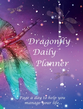 Paperback Dragonfly Daily Planner: Undated planner Book