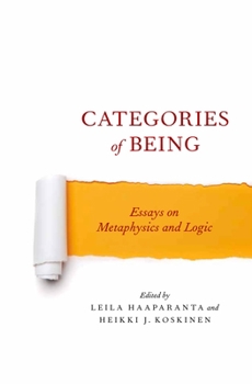 Hardcover Categories of Being: Essays on Metaphysics and Logic Book