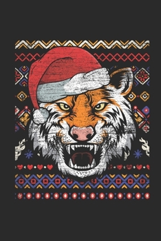 Paperback Christmas Sweater - Tiger: Dotted Bullet Grid Notebook - Journal for Ugly Christmas Gift And New Year Gift Idea Book