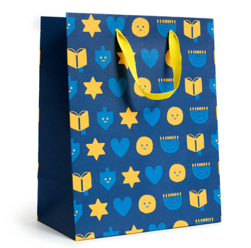 Suzy Ultman: Hannukah Light Latkes Lit Gift Bag (Large)