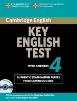 Paperback Cambridge Key English Test 4 Self Study Pack Book