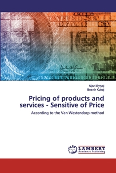 Paperback Pricing of products and services - Sensitive of Price Book