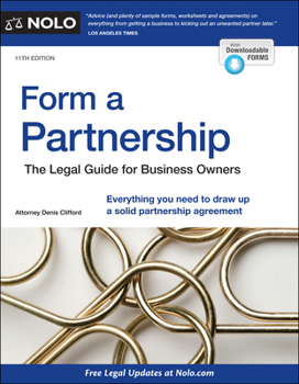 Paperback Form a Partnership: The Legal Guide for Business Owners Book