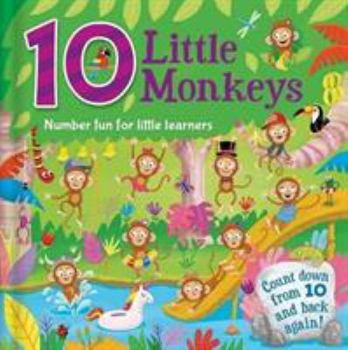 Hardcover 10 Little Monkeys (Counting Fun) Book
