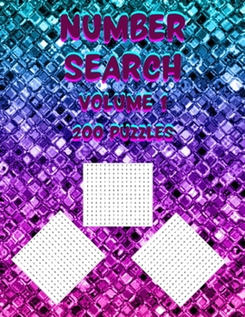 Paperback Number Search Volume 1: 200 Number Search Puzzles To Challenge Your Brain Book