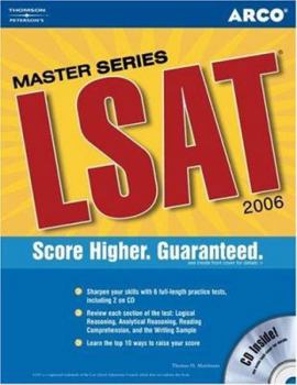 Paperback Arco Master LSAT [With CDROM] Book