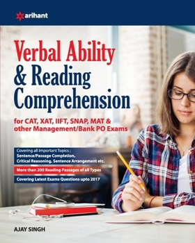 Paperback Verbal Ability & Reading Comprehension Book