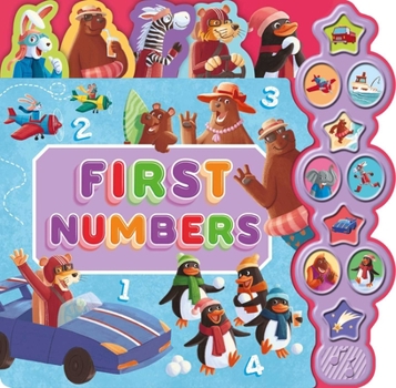 Board book First Numbers: Interactive Children's Sound Book with 10 Buttons Book