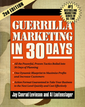 Paperback Guerrilla Marketing in 30 Days Book