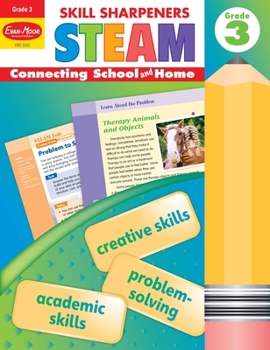 Paperback Skill Sharpeners: Steam, Grade 3 Workbook Book