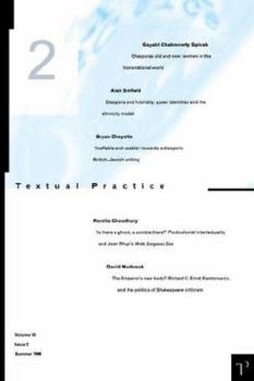 Paperback Textual Practice V10 Issue 2 Book