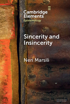 Hardcover Sincerity and Insincerity Book