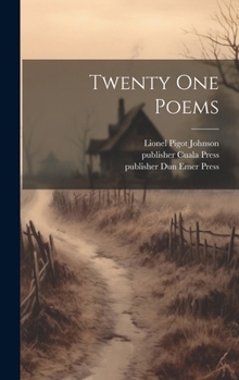 Hardcover Twenty one Poems Book