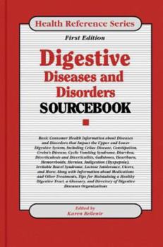 Hardcover Digestive Diseases and Disorders Sourcebook: Basic Consumer Health Information... Book