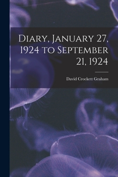 Paperback Diary, January 27, 1924 to September 21, 1924 Book
