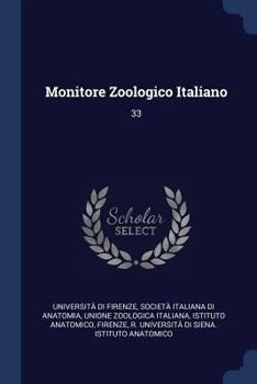 Paperback Monitore Zoologico Italiano: 33 Book