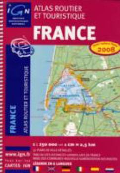 ATLAS ROUTIER FRANCE 2011 (A4-SPIRALE) JAUNE (ATLAS, 25030)