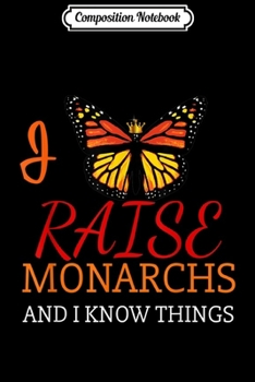 Composition Notebook: Funny Monarch Butterfly Lover Cute Love Butterflies Gift Journal/Notebook Blank Lined Ruled 6x9 100 Pages