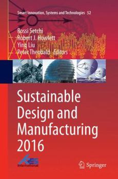 Paperback Sustainable Design and Manufacturing 2016 Book