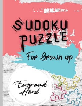 Paperback Sudoku Puzzle For Grown up Book