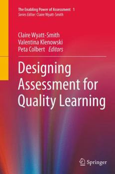 Paperback Designing Assessment for Quality Learning Book