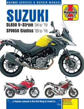 Paperback Suzuki Dl650 V-Strom '04 to '19 and Sfv650 Gladius '09 to '16 Book