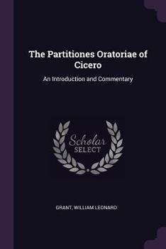 Paperback The Partitiones Oratoriae of Cicero: An Introduction and Commentary Book